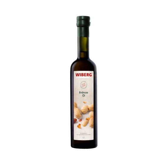 Wiberg Erdnussöl Kaltgepresst aus gerösteten Erdnüssen 500ml 