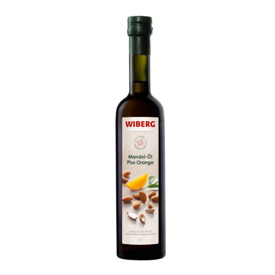 Wiberg Mandel Öl Plus Orange mit natürlichem Orangen Aroma 500ml 