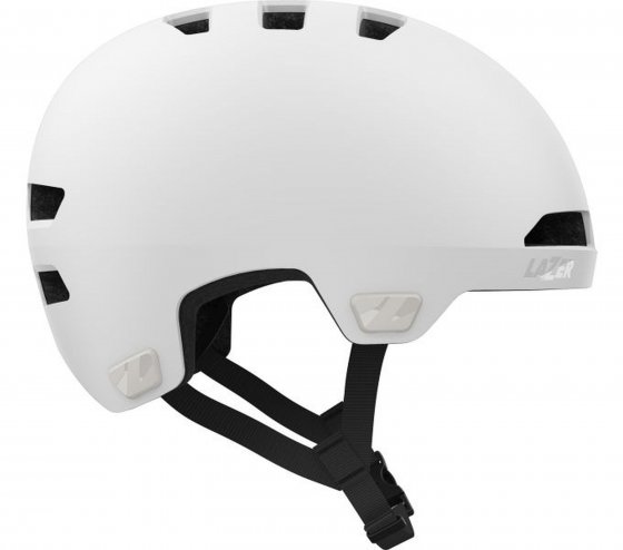 Kinder-Fahrradhelm  Maze Jr KinetiCore, Matte White 