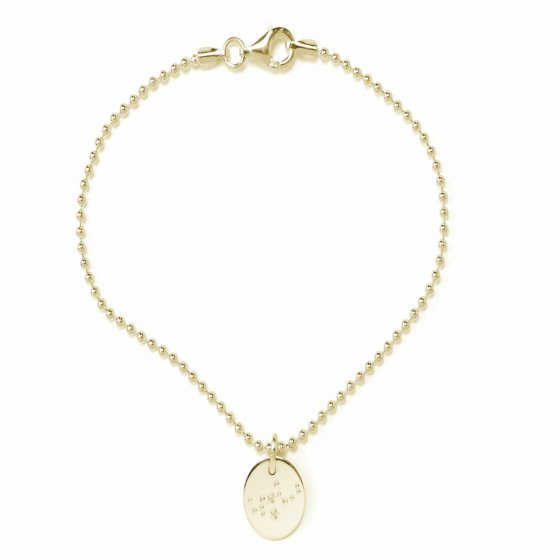 Armband 925-Sterling Silber Glänzend 19cm Jungfrau 