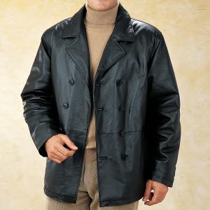 Caban-Jacke aus Nappaleder 