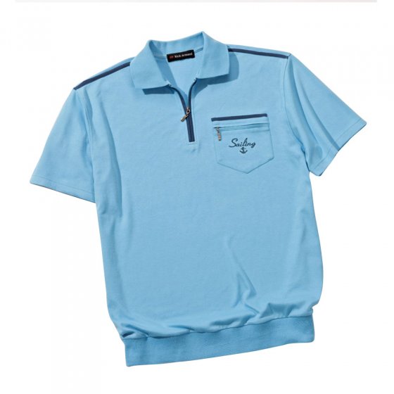 Her.Komfort Poloshirt,Aqua,3XL 