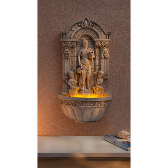Beleuchteter Römerbrunnen 