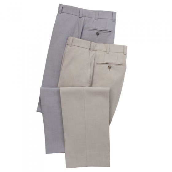 Reisehose im Doppelpack,26 26 | Beige#Grau