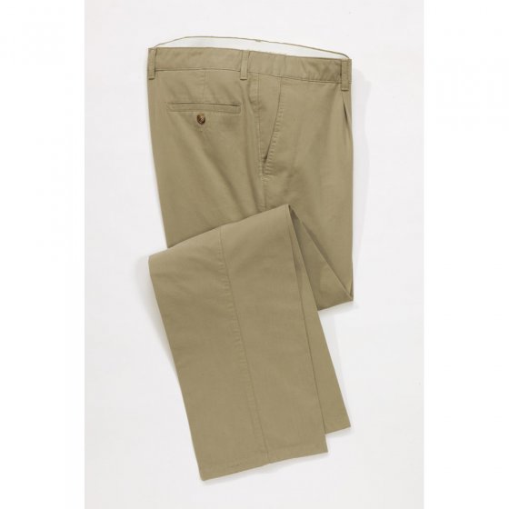 Bügelfreie Bundfaltenhose