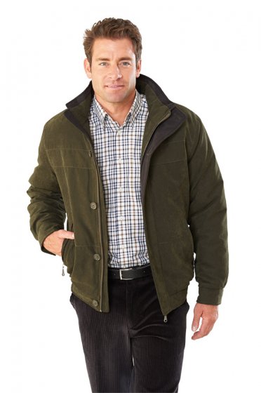 Wattierer Mikro-Moss-Blouson