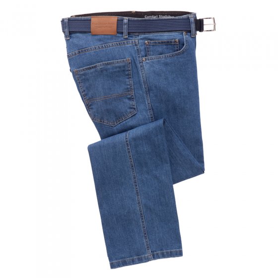 Komfort-Jeans m.Safetasche,30 30 | Jeansblau