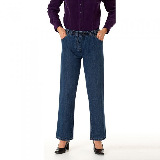 Jeans mit elastischem Bund 