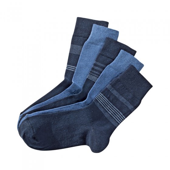 Stretch-Komfortsocken 5er-Pack 