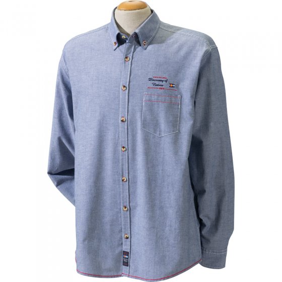 Oxford-Freizeithemd,blau,5XL 5XL | Blau