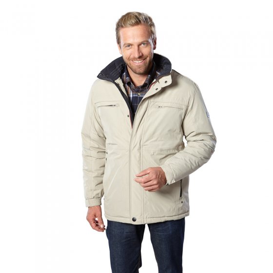 Funktionsjacke m. Membrane,L L | Beige#Marine