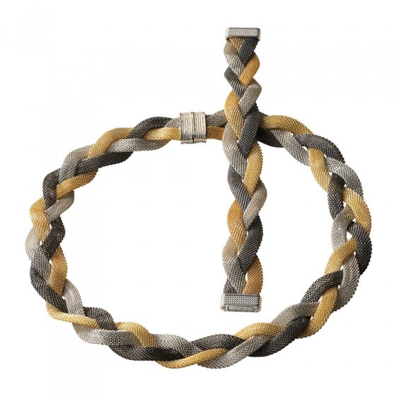 Tricolor-Flechtschmuck 