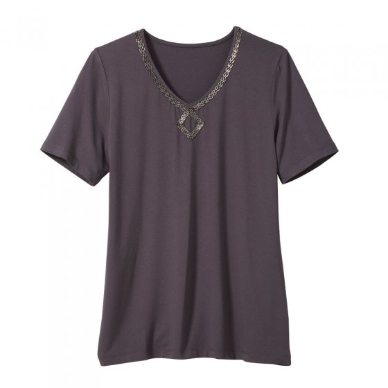 T-Shirt,2er Pa.,taupe+rose,S S | Taupe#Rose