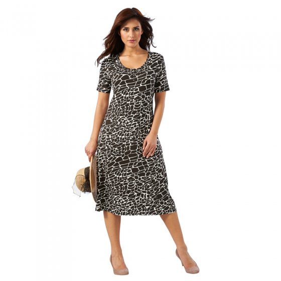 Kleid mit Animal Print 