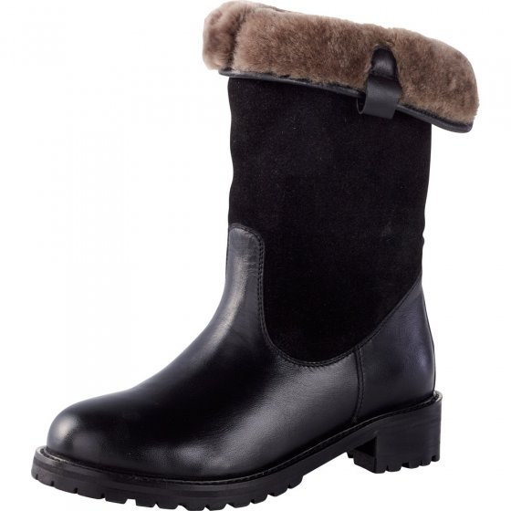 Stiefel,Nappa,Fellfutter,sw,39 39 | Schwarz