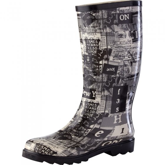 Gummistiefel „Newspaper” 