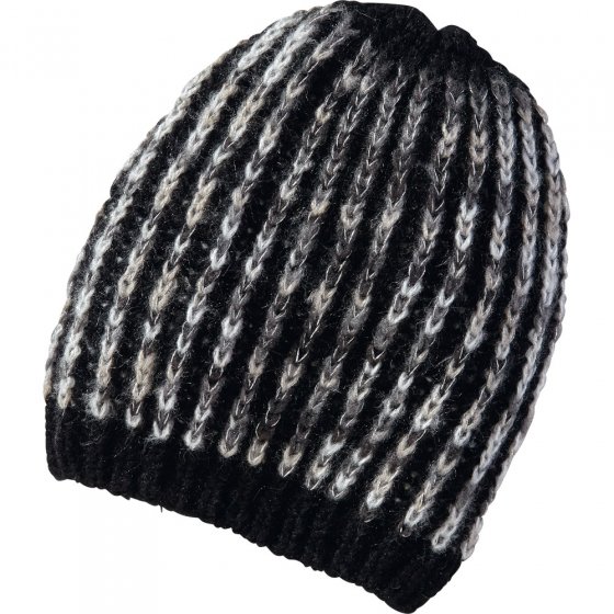 Strickmütze mit Lurexgarn 