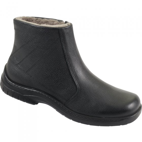 Aircomf.-Lammfellstiefel,sw,44 44 | Schwarz