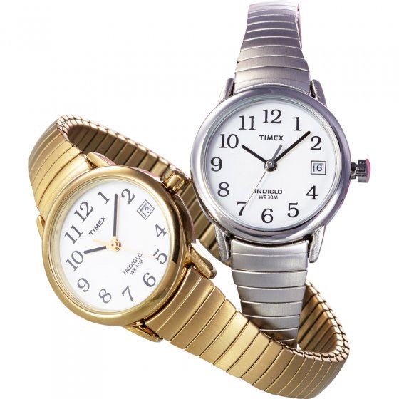 Timex®Da.Uhr m.Flexarmb.,silb. | Silber