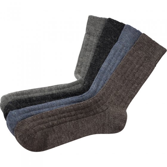 Socken mit Alpaka - 4er Pack 