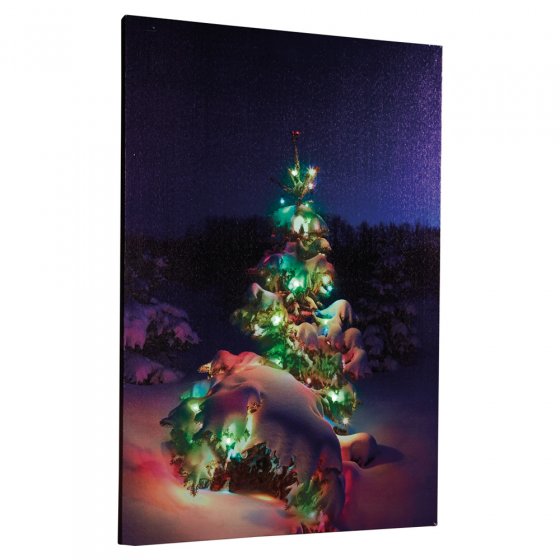 LED-Bild „Weihnachtsbaum" 