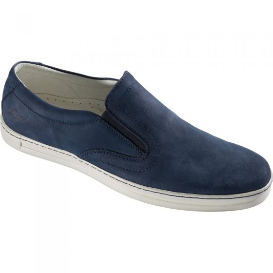 Velours-Slipper mit Gel-Sohle