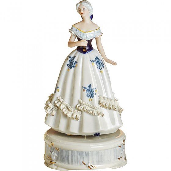 Porzellan-Spieluhr „Dame” 