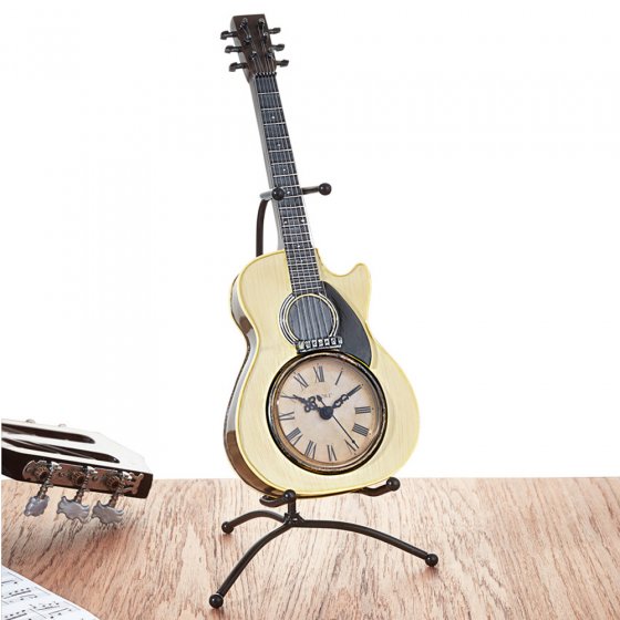 Gitarren-Tischuhr