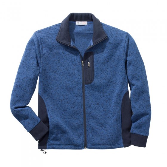 Fleece Jacke m.Klimaf.,blau,M M | Blau