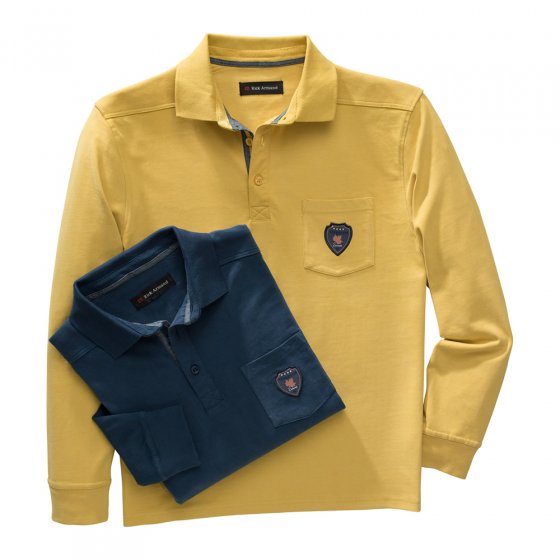 Polo-Shirt,Luxusquali.blau,L L | Blau