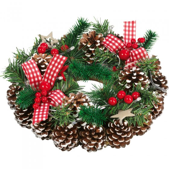 LED-Weihnachtskranz