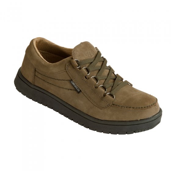 Herren Komfort Schnürschuh,45 45 | Taupe