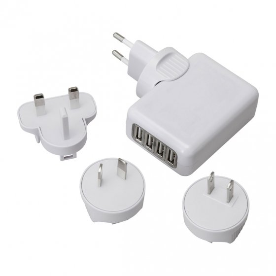 4fach-USB-Reise-Ladegerät