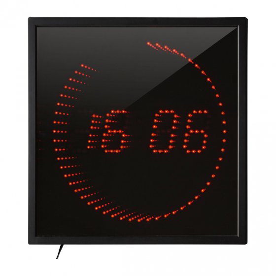 Digitale 3D-LED-Wanduhr 