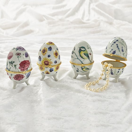 Porzellan-Eier 4er-Set