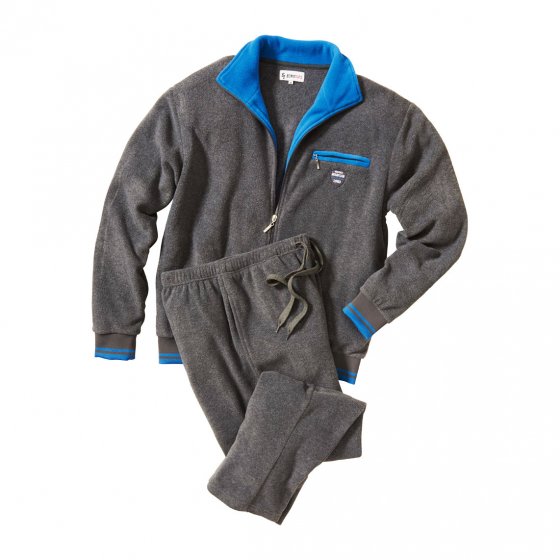 Thermo Fleece-Hausanzug, grau L | Grau