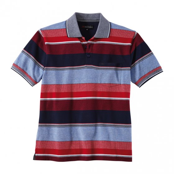 Pikee-Poloshirt mit Streifen 