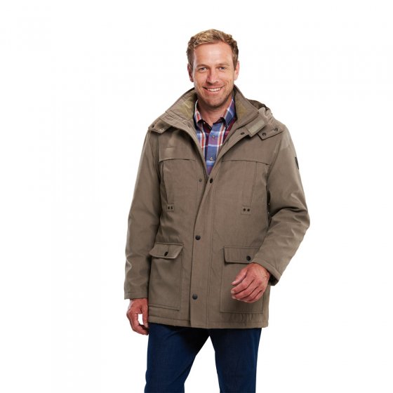 Jacke mit abnehmbarer Kapuze