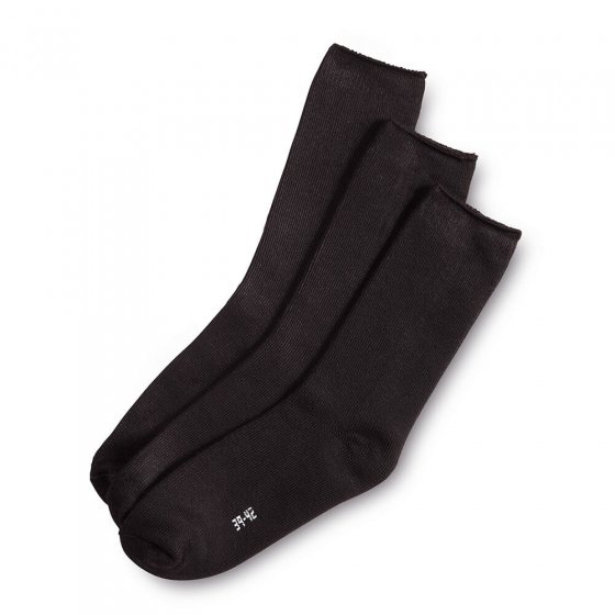 Thermosocken 3er-Pack 39/42 | Schwarz