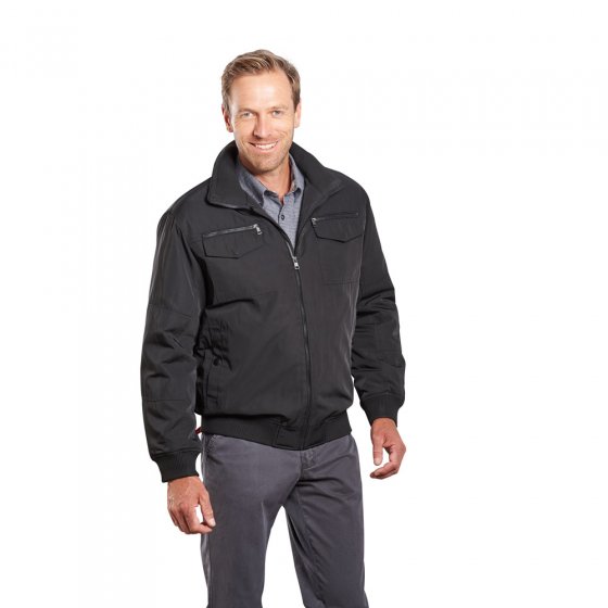 Sportiver Blouson, schwarz M | Schwarz