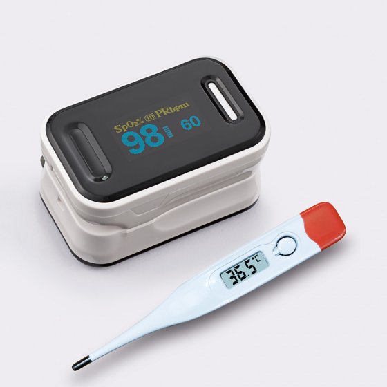 Fingerpuls-Oximeter 2er-Set