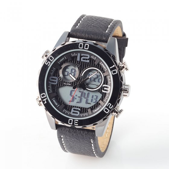 IHR GESCHENK: MULTI-CHRONOGRAPH „DUAL TIME“ 