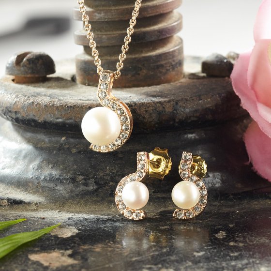 3-teiliges Schmuckset „Perle”