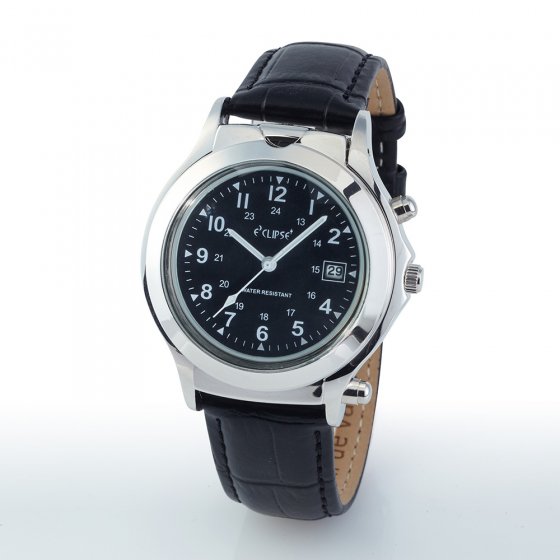 Armbanduhr mit Licht und Lupe