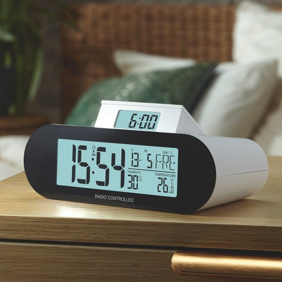 Funkwecker mit „Pop-up”-Display