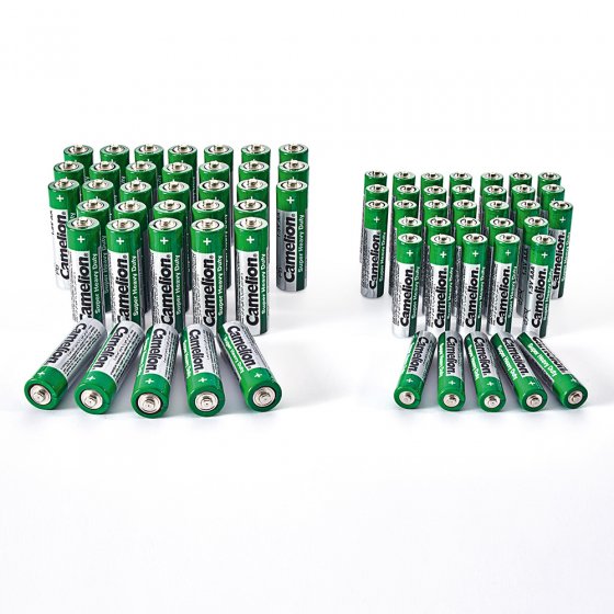 Batterie-Haushaltssparpack (72er-Pack gemischt) 72er-Pack 