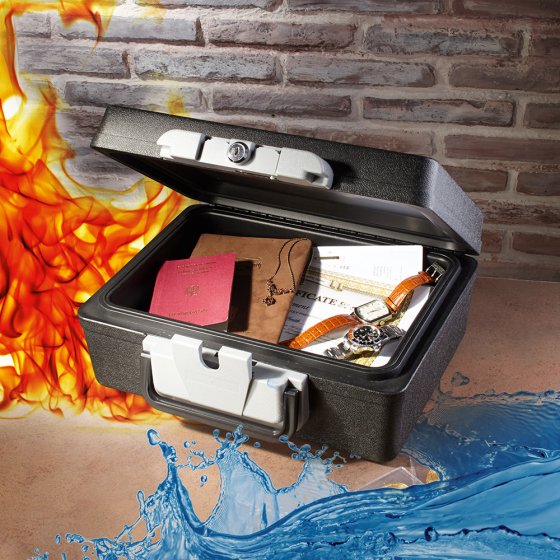 Feuer- und wassersichere Dokumentenbox