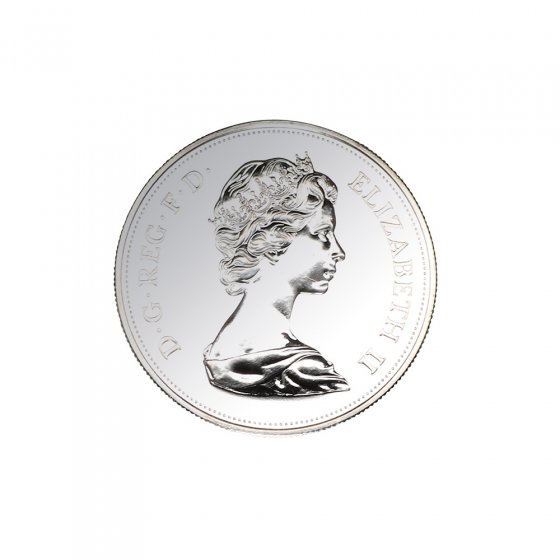 25 Pence Silberhochzeit Elisabeth II.  &  Prinz Philip 