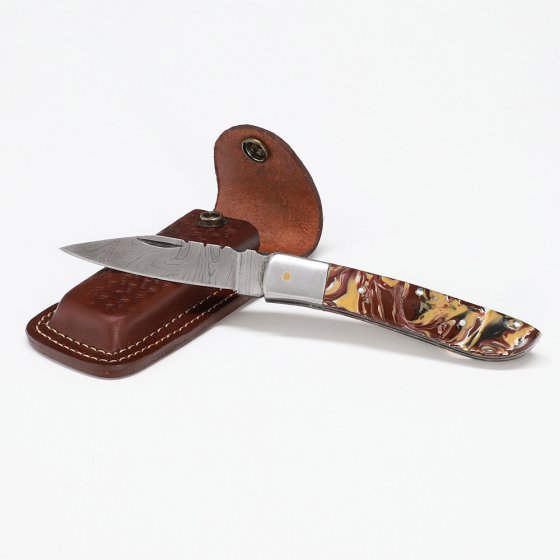 Damast-Taschenmesser „Marbrée“ 