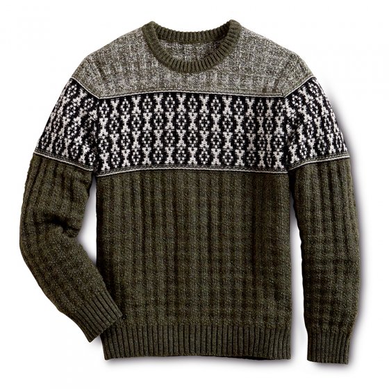 Norwegerpullover mit Alpaka 